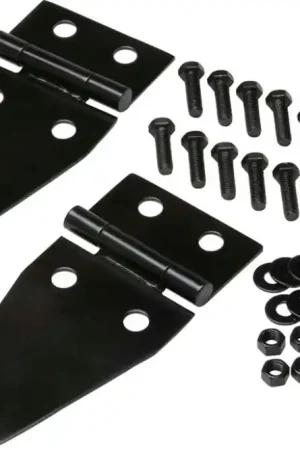 Kentrol 55-95 Jeep CJ/Wrangler YJ Hood Hinge Pair - Powdercoat Black Exclusive Offer