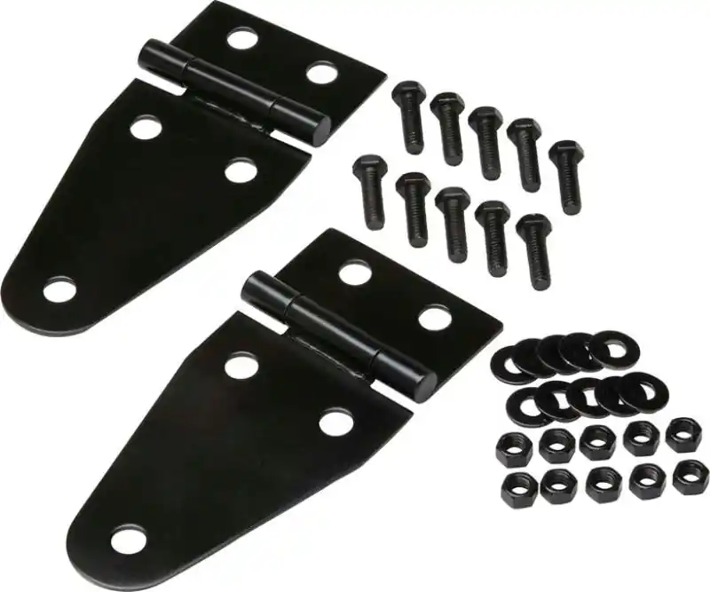 Kentrol 55-95 Jeep CJ/Wrangler YJ Hood Hinge Pair - Powdercoat Black Exclusive Offer