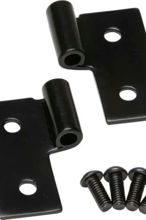 Direct From Manufacturer Kentrol 76-06 JEEP CJ/Wrangler YJ/TJ Lower Door Hinge Pair - Powdercoat Black