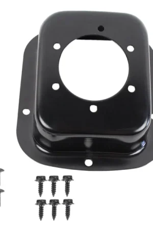 Mega Sale Kentrol 78-95 Jeep CJ/Wrangler YJ Gas Filler Neck - Powdercoat Black