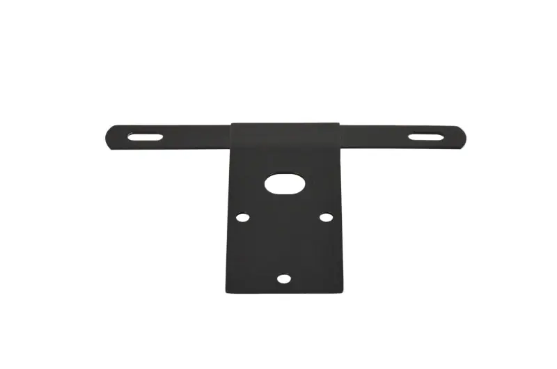 Free Returns Kentrol 76-86 Jeep CJ License Plate Bracket - Powdercoat Black