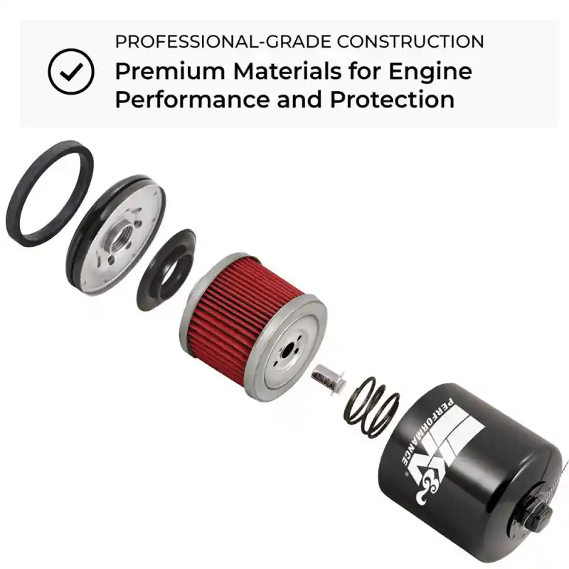 K&N Yamaha / MUZ / MZ / Sachs / Aprilia / Derbi 2.156in OD x 2.313in H Oil Filter Top Rated