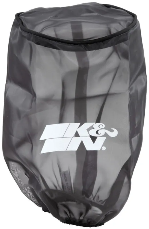 Hot Deal K&N Universal Round Tapered Filter Wrap - Black - 6in Base ID x 4.625in Top ID x 9in Height