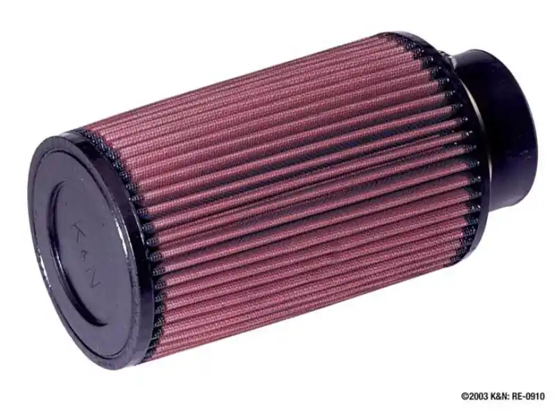 Professional Grade K&N Universal Rubber Filter 3inch FLG / 5inch OD-B / 4-5/8inch OD-T / 8inch H