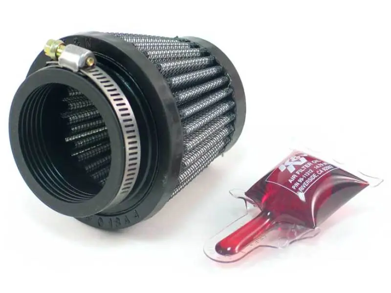 Free Delivery K&N Filter Universal Rubber Filter 1 3/4 inch Flange 3 inch Base 2 inch Top 2.5 inch Height
