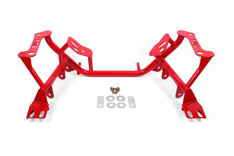 Final Sale BMR 96-04 New Edge Mustang K-Member Standard Version / Coilover Version - Red