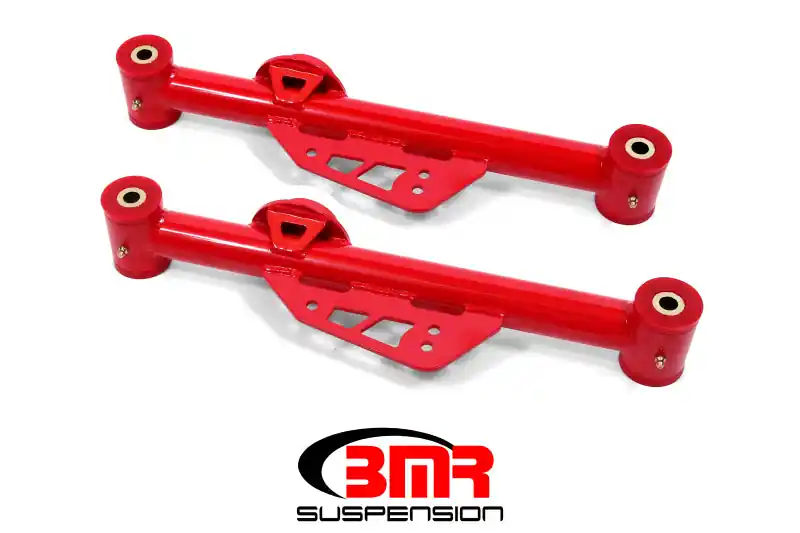BMR 99-04 Mustang Non-Adj. Lower Control Arms (Polyurethane) - Red In Demand