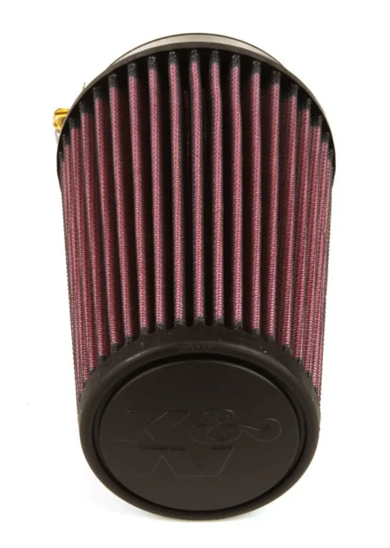 Exclusive K&N Filter Universal Rubber Filter 3 1/2 inch Flange 4 5/8 inch Base 3 1/2 inch Top 7 inch Height