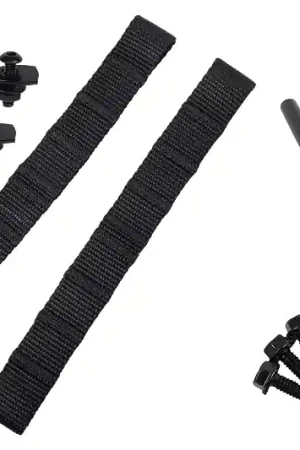 Kentrol 76-95 Jeep CJ/YJ Door Strap Kit Black Powdercoat Stainless Steel Markdown