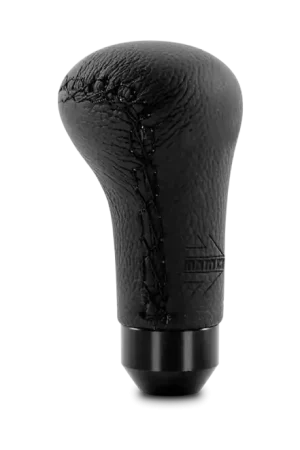 Momo Anatomico Shift Knob - Black Leather, Black Stitching Today Only