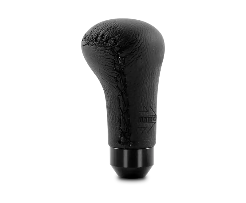 Momo Anatomico Shift Knob - Black Leather, Black Stitching Today Only
