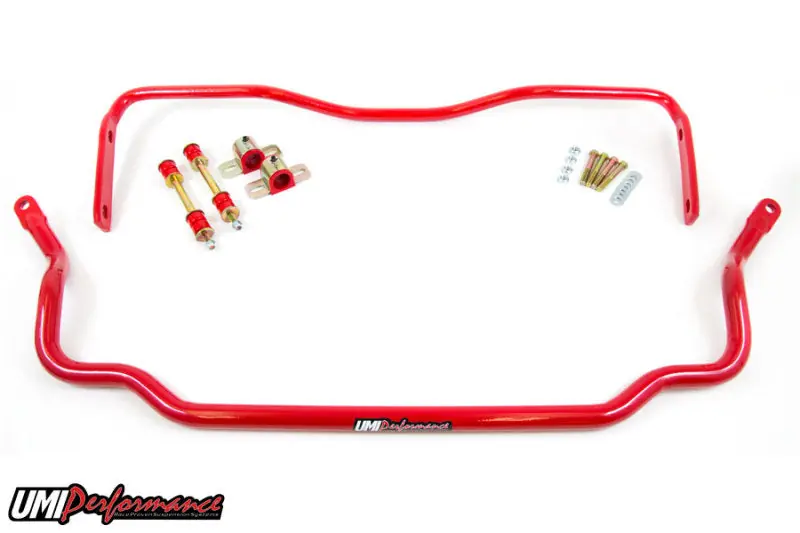 UMI Performance 78-88 GM G-Body Solid Front & Rear Sway Bar Kit Clearance