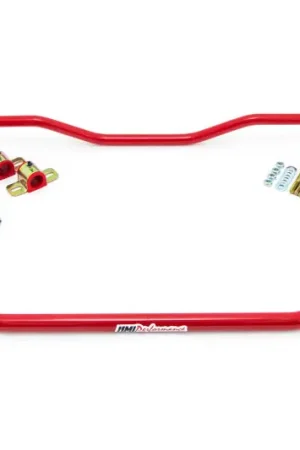 UMI Performance 64-72 GM A-Body Solid Front and Rear Sway Bar Kit Latest