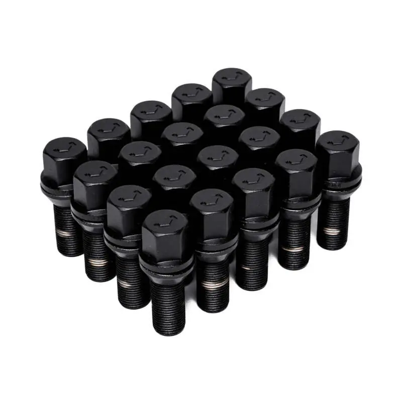 Vossen Lug Bolt - 14x1.5 - 30mm - 17mm Hex - Cone Seat - Black (Set of 20) Holiday Sale