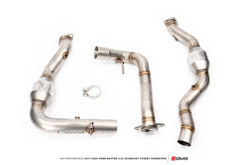 AMS Performance 17-20 Ford Raptor 3.5L Ecoboost Street Downpipes High Quality