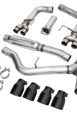 High Quality AWE Tuning 2022+ VB Subaru WRX Track Edition Exhaust - Diamond Black Tips