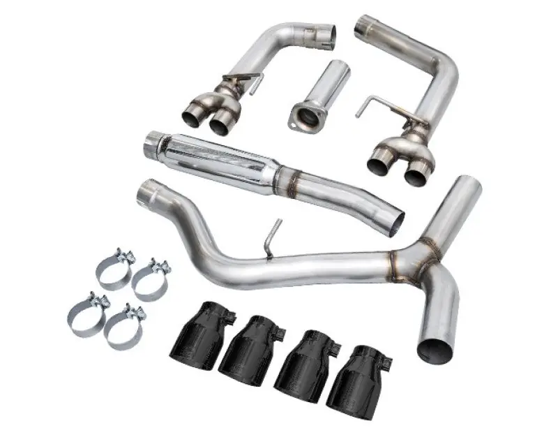 High Quality AWE Tuning 2022+ VB Subaru WRX Track Edition Exhaust - Diamond Black Tips