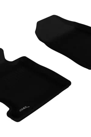 3D MAXpider 2006-2011 Honda Civic Kagu 1st Row Floormat - Black Certified