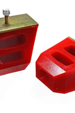Limited Time Energy Suspension Universal 4.5in Tall x 4.5in Long x 2.5in Wide Red Bump Stops (2 per set)