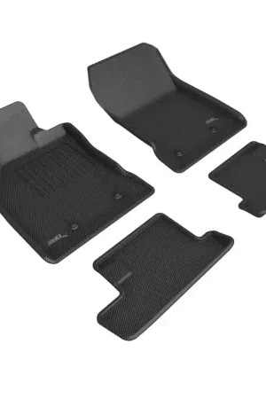3D MAXpider 2022 Toyota GR86 Kagu 1st & 2nd Row Floor Mats - Black Luxury