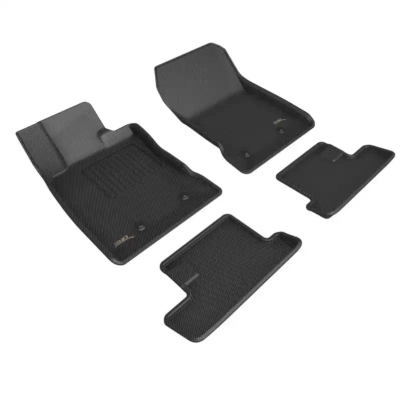 3D MAXpider 2022 Toyota GR86 Kagu 1st & 2nd Row Floor Mats - Black Luxury