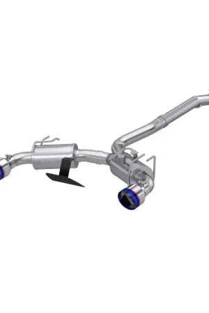 Buy Today MBRP 2023 Toyota Corolla GR 1.6L T304 Stainless Steel 3in Cat-Back Dual Split Rear w/ Burnt End Tips