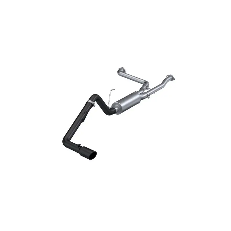 Secure Checkout MBRP 22-23 Nissan Frontier 3.8L 3in Tip 3in Cat Back Single Side Exit Street Profile - Black Coated