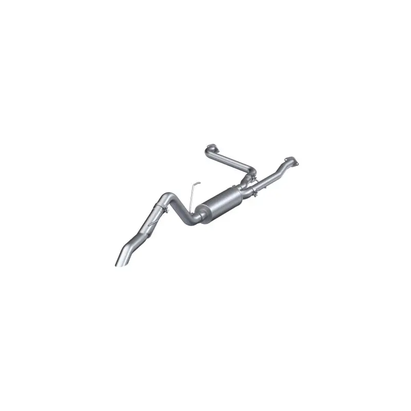 MBRP 22-23 Nissan Frontier 3.8L 3in Tip 3in Cat Back Turndown Exit Street Profile - Aluminized Steel Price Drop