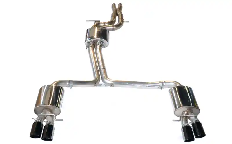 Luxury AWE Tuning Audi B8.5 S5 3.0T Touring Edition Exhaust System - Diamond Black Tips (90mm)