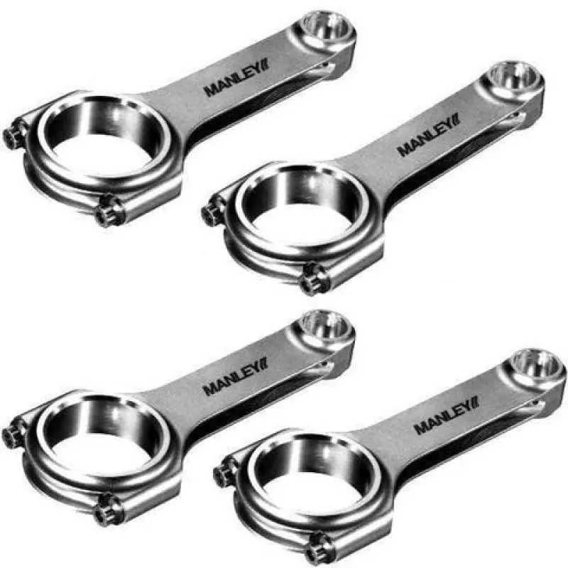 Fresh Stock Manley Acura D16 (all) & ZC / Honda D16 (all) & ZC H-Beam Connecting Rod Set (Set of 4)