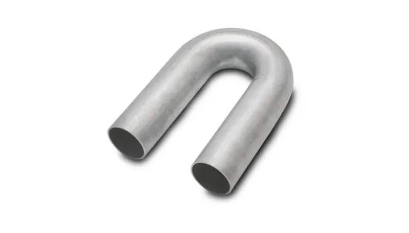Vibrant 180 Degree Mandrel Bend 1.875in OD x 6in CLR 304 Stainless Steel Tubing Same Day Shipping