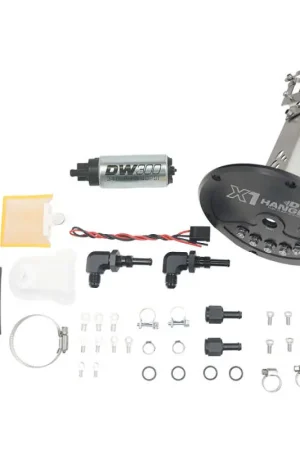 Bargain DeatschWerks 89-93 Nissan S13 R32 Skyline (non-GTR) X1 Series Fuel Pump Module w/ DW300 Pump