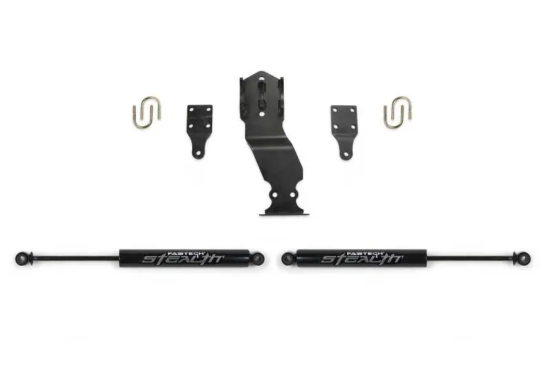 Fabtech 17-20 Ford Superduty 4WD Stealth Dual Steering Stabilizer Kit Trending
