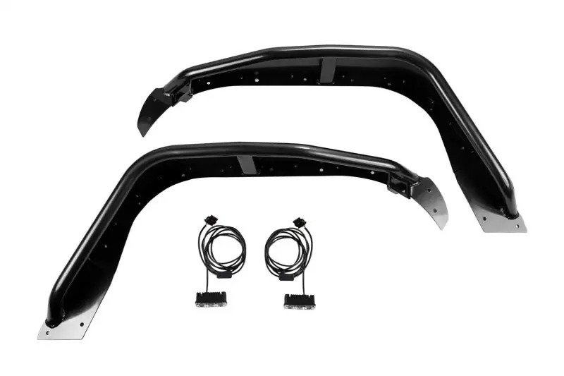 Fabtech 18-21 Jeep JL 4WD Front Steel Tube Fenders Direct From Factory
