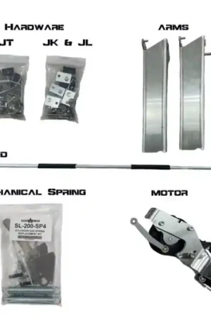 In Demand Rock Slide Rebuild Kit for Gen2 Step Sliders - JL 4DR DRVR