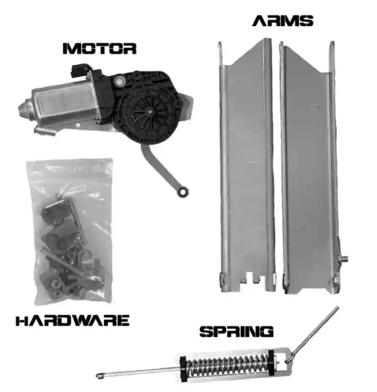 Rock Slide Rebuild Kit Step Slider - 4 Door Driver Side (Gen 3) Exclusive