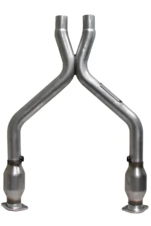 Time-Limited BBK 11-14 Mustang 3.7 V6 Short Mid X Pipe With Catalytic Converters 2-1/2 For BBK Long Tube Headers