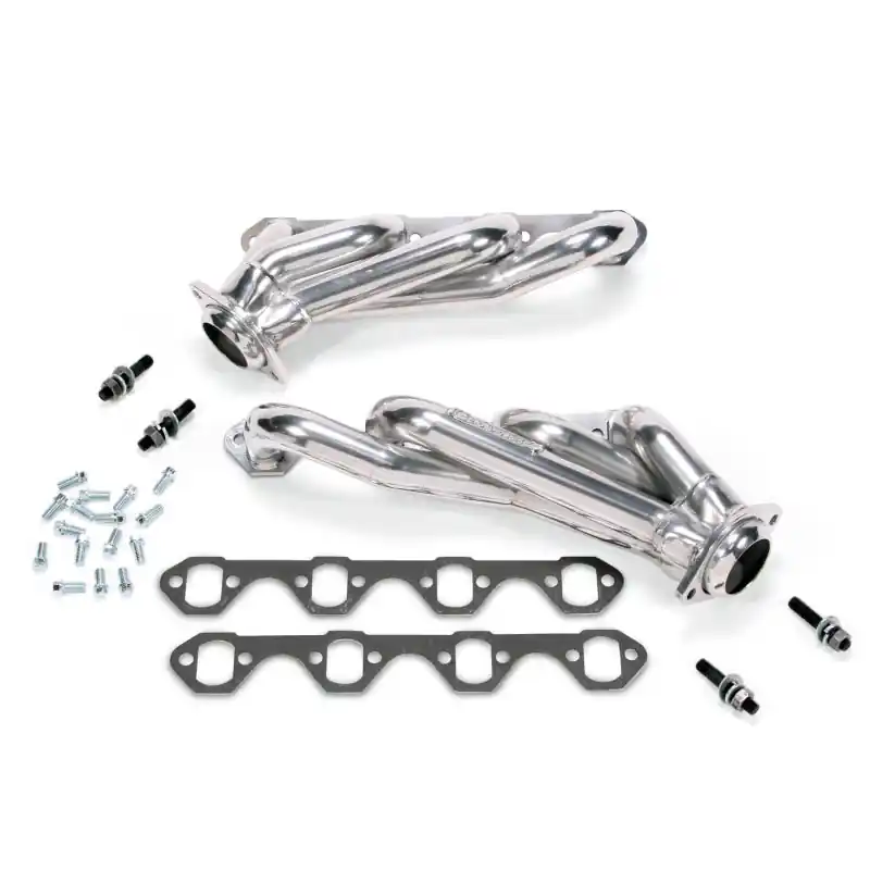 Must Have BBK 79-93 Mustang 5.0 Shorty Unequal Length Exhaust Headers - 1-5/8 Silver Ceramic