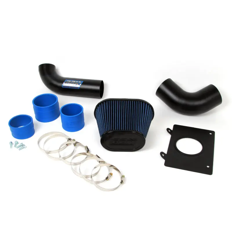 BBK 86-93 Mustang 5.0 Cold Air Intake Kit - Fenderwell Style - Blackout Finish Direct From Manufacturer
