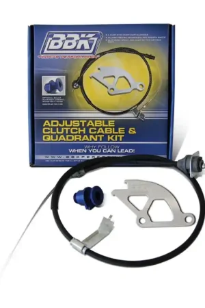 No Minimum Order BBK 96-04 Mustang Adjustable Clutch Quadrant Cable And Firewall Adjuster Kit