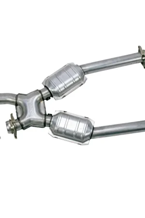 BBK 96-04 Mustang 4.6 GT / Cobra Short Mid X Pipe w Catalytic Converters 2-1/2 For Long Tube Headers Original