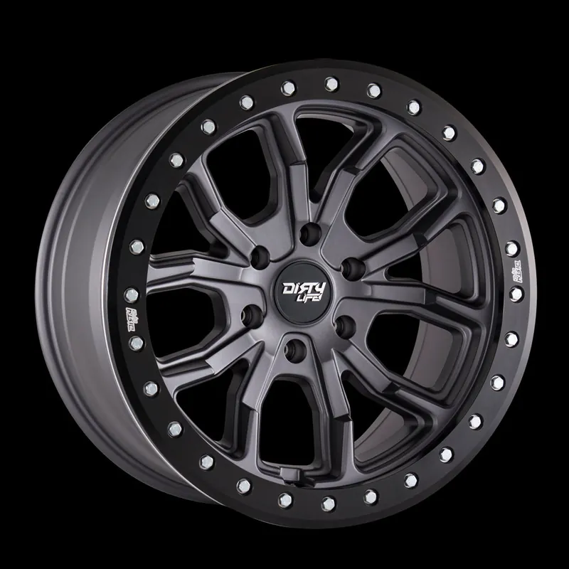 ~(44 lbs. 19X19X10)~ DT-1 (9303) MATTE GUNMETAL 17X9 5-127 -12MM 78.1MM Today Only