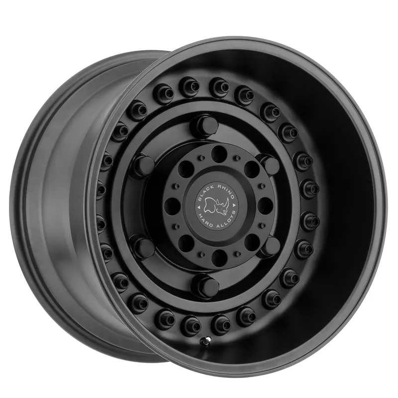 ~(39 lbs. 19X19X11)~ BLACK RHINO ARMORY 17x9.5 6/139.7 ET06 CB112.1 GUNBLACK Clearance