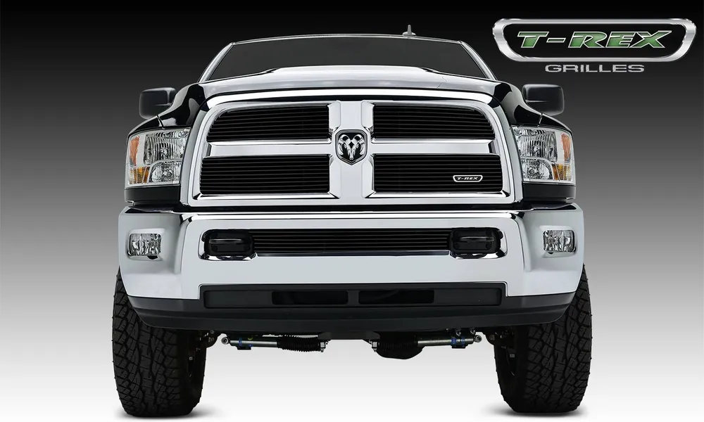 Clearance Billet Grille Black Aluminum 4 Pc Replacement