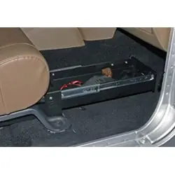 ~(15 lbs. 20X15X9)~ JK CONCEAL CARRY UNDERSEAT SECURITY DRAWER MOUNTS UNDER PASSENGER SEAT OF JK for 2007+ JK Wrangler 4-door Professional Grade