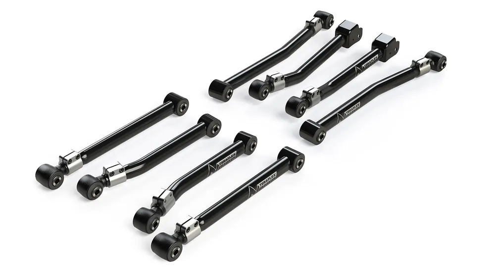Trending ~(68 lbs. 27X14X7)~ JL/JLU Alpine Flexarm Kit - 8-Arm Adjustable Control Arms (0-4.5IN Lift)