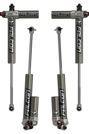 ~(44.5 lbs. 37X27X10)~ JK 2-Door: Falcon Series 3.3 Fast Adjust Piggyback Shocks (1.5-2.5in Lift) - Set Popular
