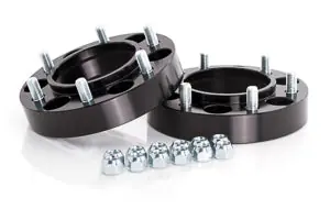 Luxury ~(6 lbs. 7X7X4)~ Spidertrax Toyota 6 on 5-1/2 IN x 1-1/4 IN Thick Black Wheel Spacer Kit