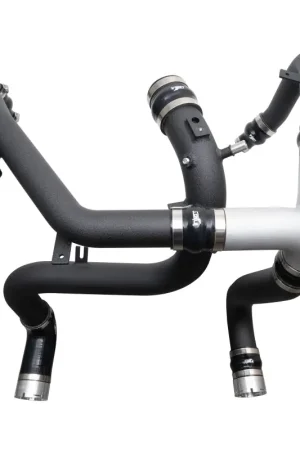 Latest Injen 21-23 Ford Bronco 2.7L V6 (TT) EcoBoost SES Intercooler Pipes - Wrinkle Black