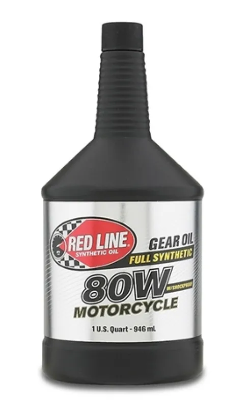 Buy Online Red Line 80W Motorcycle Gear Oil w/Shockproof - Quart